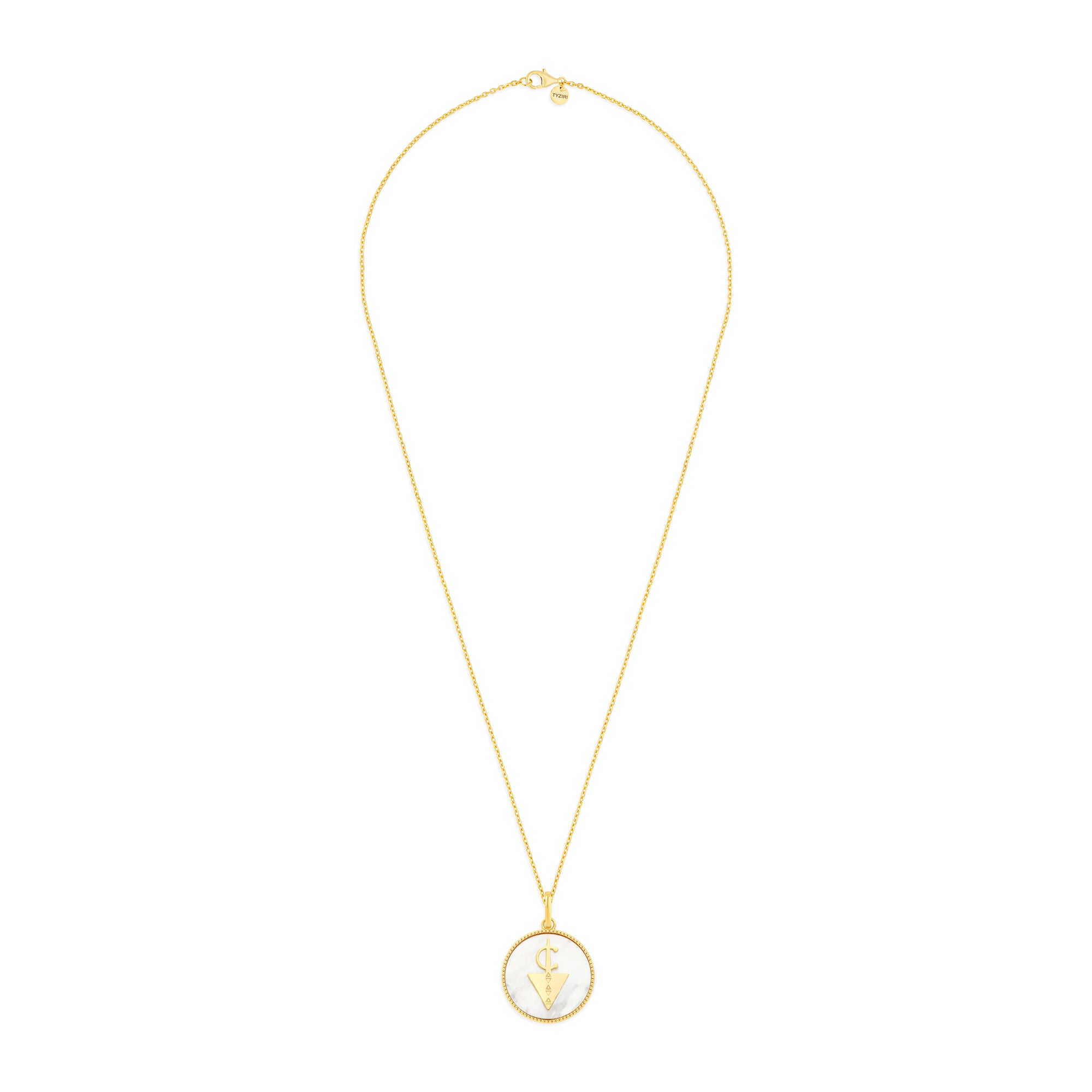 Collier TYZIRI argent doré