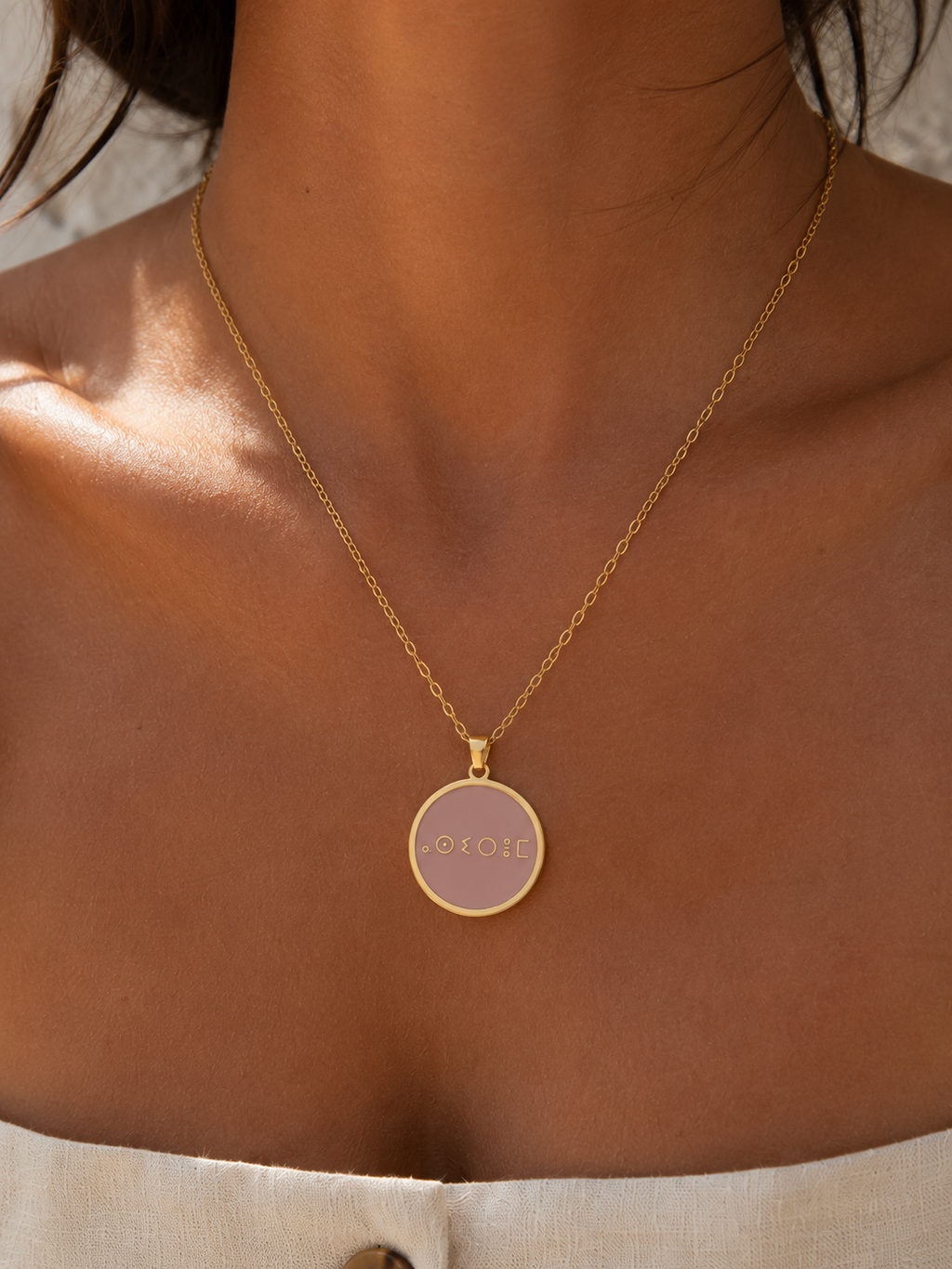 Collier Assirem rose