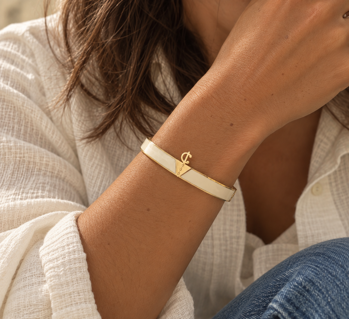Bracelet Ayeli beige