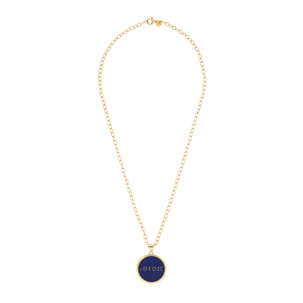 Collier Assirem bleu