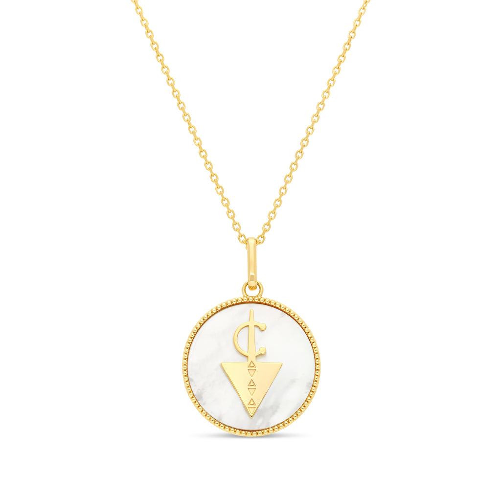 Collier TYZIRI argent doré