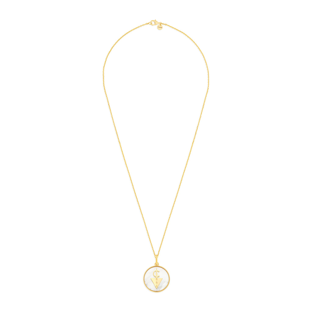 Collier TYZIRI argent doré