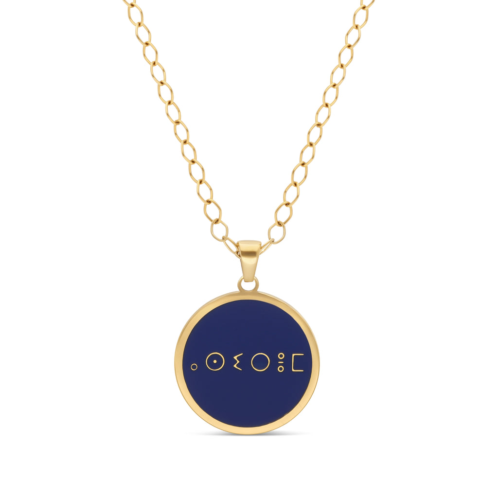 Collier Assirem bleu